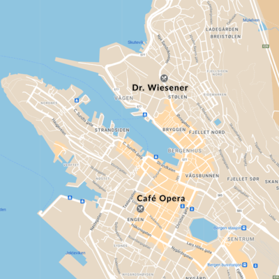 Café Opera and DR Wiesener are located here.