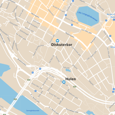 Here you can find student bars Diskuterbar and Hulen.