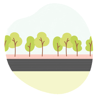 Illustration GIF of Bergen light rail.