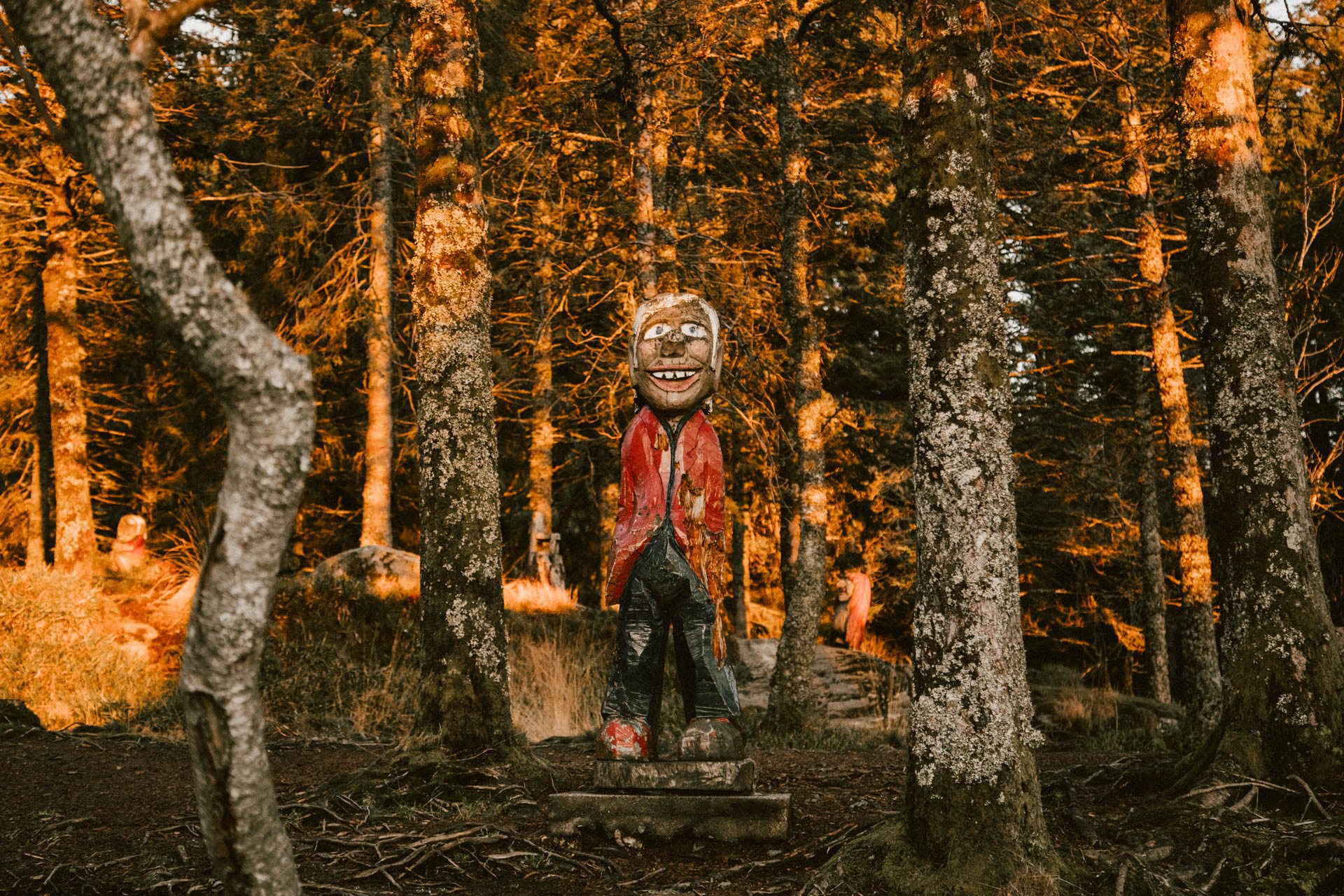 Bilde av en trollstatue