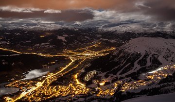 View over Voss resort
