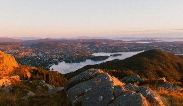 A view from the top of Løvstakken. Photo