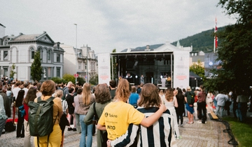 Velkomstcermoni på Nygårdshøyden i Bergen